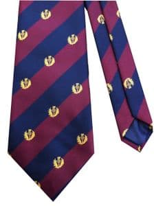 Scots Guards Regimental Military Tie Cap Motif