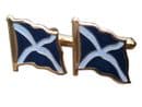 Scottish Flag Cufflinks Scotland cufflinks