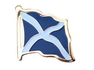 Scottish Flag Regimental Military Lapel Badge