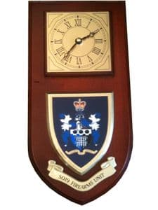SO19 Police Fire Arms Unit Wall Plaque Clock