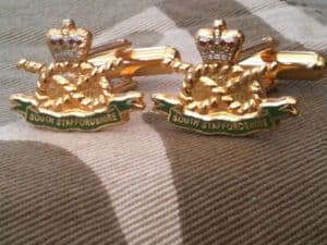 South Staffordshire Regiment Military Cufflinks