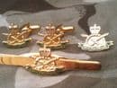 South Staffordshire Regimental Cufflinks, Lapel and Tie Clip Set