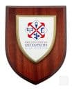 The College of Osteopaths Wall Plaque Shield