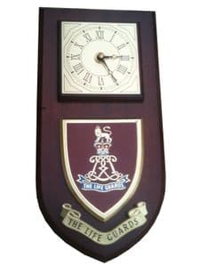The Life Guards Regimental Wall Plaque Clock