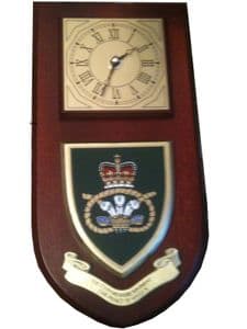 The Staffordshire Regimental Wall Plaque Clock