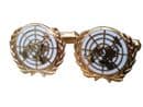 United Nations Military Cufflinks White