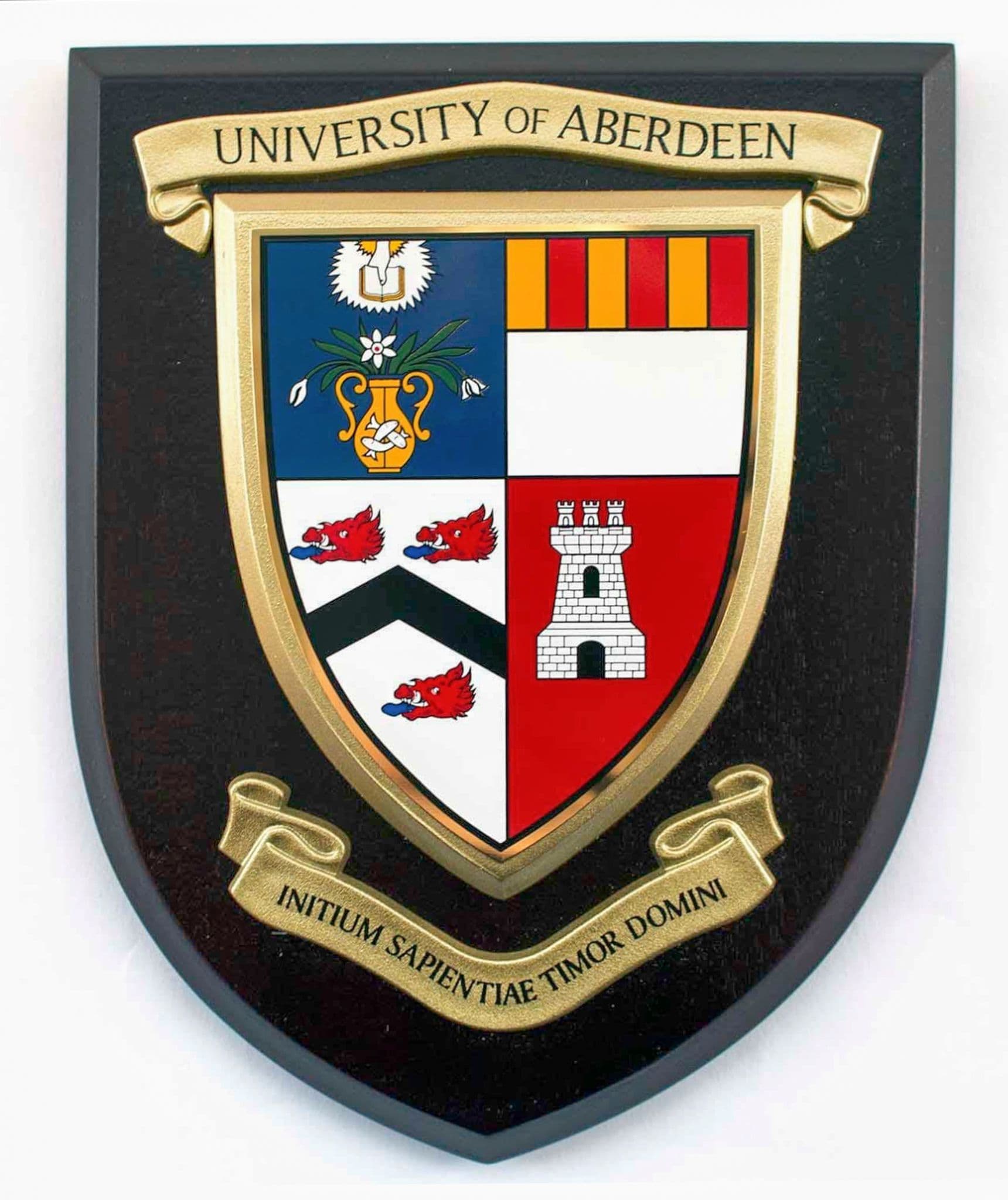 University of Aberdeen Wall Plaque Shield