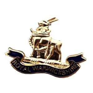 Warwickshire Regiment Military Lapel Badge