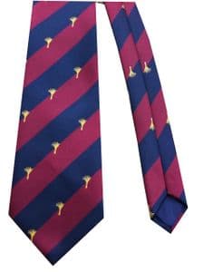 Welsh Guards Regimental Military Cap Badge Motif Tie