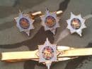 Worcestershire Regiment Gift Set, Cufflinks, Tie Clip, Lapel Badge