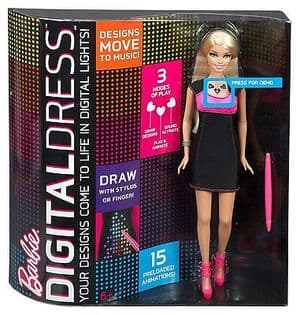 Barbie Digital Dress Doll - Draw & Light Up - Y8178
