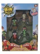 Bin Weevils 4 Figure Pack, Bunty, Flam, Clott, Gam