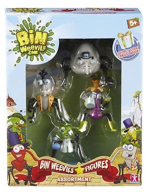 Bin Weevils 4 Figure Pack, Tink, Garden Inspector, Thugg, Lab