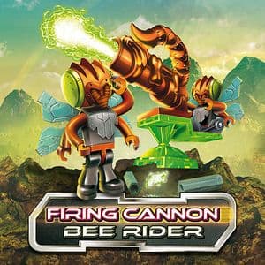 Construct A Bugz Character Building Firing Cannon - Bee Rider