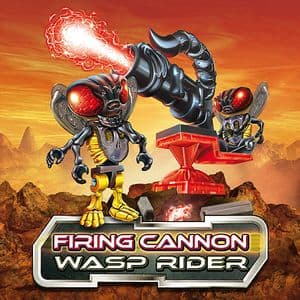 Construct A Bugz Character Building Firing Cannon - Wasp Rider