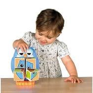 Tomy Play to Learn Mr Owl Pop Out Puzzles Blocks