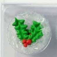 12 Holly & Berry Sugar Pipings