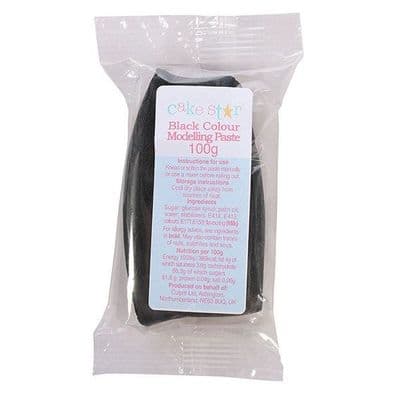 Cake Star Modelling Paste Black 100g