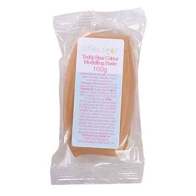 Cake Star Teddy Bear Brown Modelling Paste 100g -