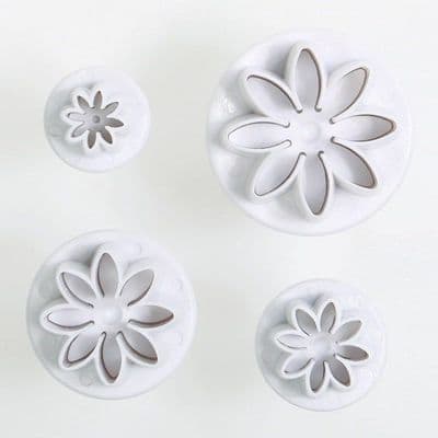 Cakestar Plunger Cutter Daisy 4 piece