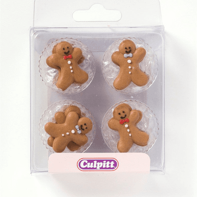 Gingerbread Men Pipings
