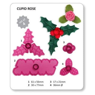 Jem Cutters - Cupid Rose, Holly and Berries.