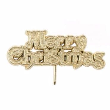 MERRY CHRISTMAS MOTTO: GOLD