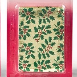 Metallic Print Christmas Cake Frills