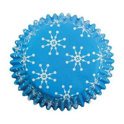 Mini Snowflakes Cupcake Cases