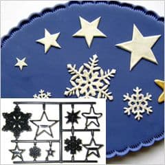 Patchwork Cutters/Embossers Christmas Snowflakes & Stars
