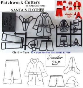 Patchwork Cutters Santa's Clothes
