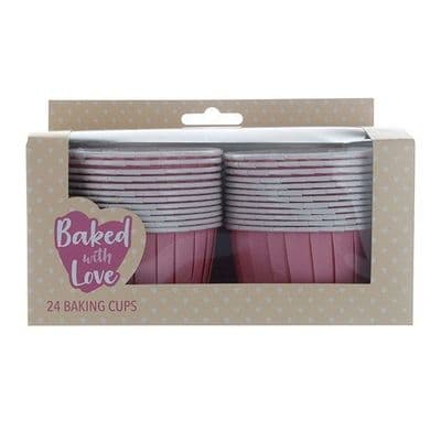 Pink BWL Baking Cups