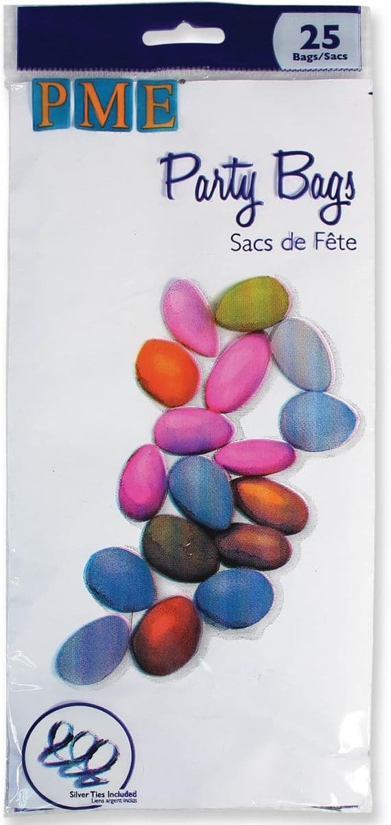 PME Party Bags With Silver Ties