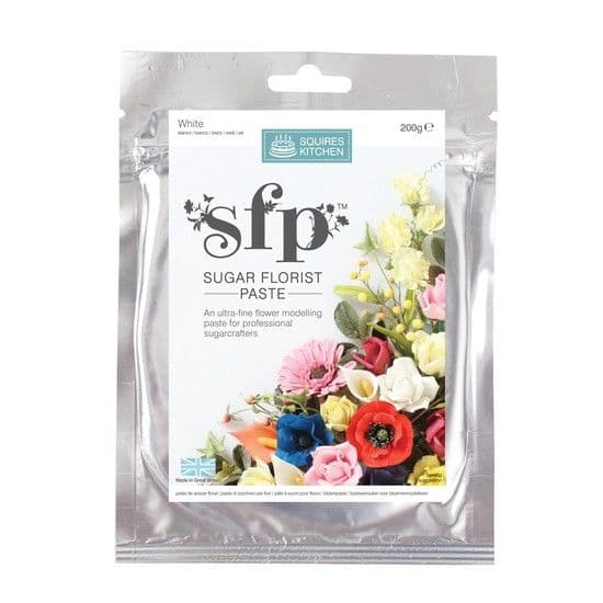Squires Flower Paste- White- 200g Pack