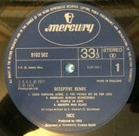 10CC Deceptive Bends Vinyl Record LP Mercury 1977