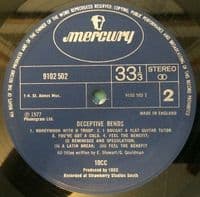 10CC Deceptive Bends Vinyl Record LP Mercury 1977