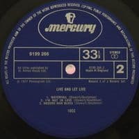 10CC Live And Let Live Vinyl Record LP Mercury 1977