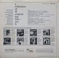 A Collection Of 16 Original Big Hits Vol. 5 Vinyl Record LP Tamla Motown 1966