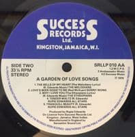 A Garden Of Love Songs Vinyl Record LP Success 1979