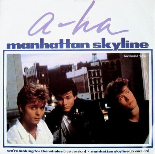 A-HA Manhattan Skyline Vinyl Record 12 Inch Warner Bros. 1987