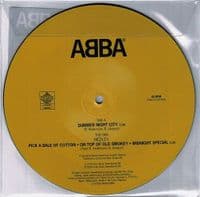 ABBA Summer Night City Vinyl Record 7 Inch Picture Disc Polar 2019 Anniversary Limited Edition 45rpm