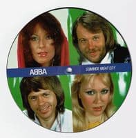 ABBA Summer Night City Vinyl Record 7 Inch Picture Disc Polar 2019 Anniversary Limited Edition 45rpm