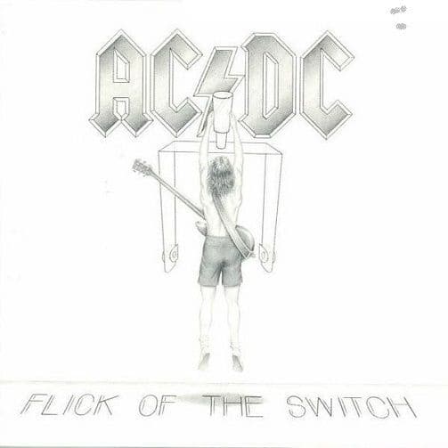 AC/DC Flick Of The Switch Vinyl Record LP Atlantic 1983