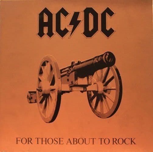 AC/DC For Those About To Rock We Salute You Vinyl Record LP Atlantic 1981..