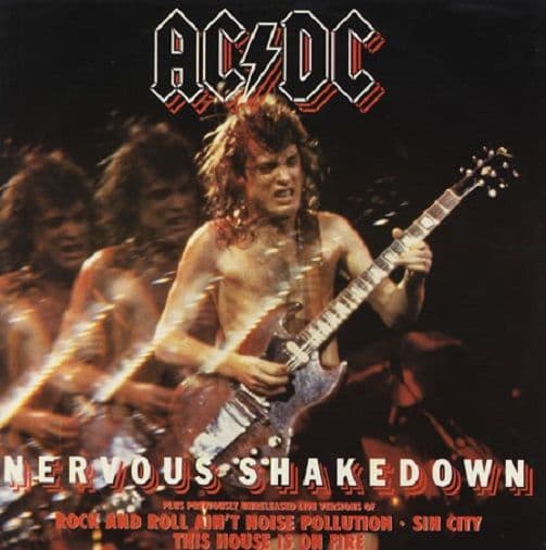 AC/DC Nervous Shakedown Vinyl Record 12 Inch Atlantic 1984