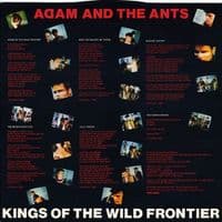 ADAM AND THE ANTS Kings Of The Wild Frontier Vinyl Record LP CBS 1980 UK 1st Pressing S CBS 84549