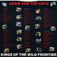ADAM AND THE ANTS Kings Of The Wild Frontier Vinyl Record LP CBS 1980 UK 2nd Pressing S CBS 84549