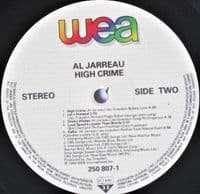 AL JARREAU High Crime Vinyl Record LP WEA 1984
