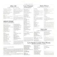 AL JARREAU High Crime Vinyl Record LP WEA 1984