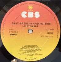 AL STEWART Past, Present & Future Vinyl Record LP CBS